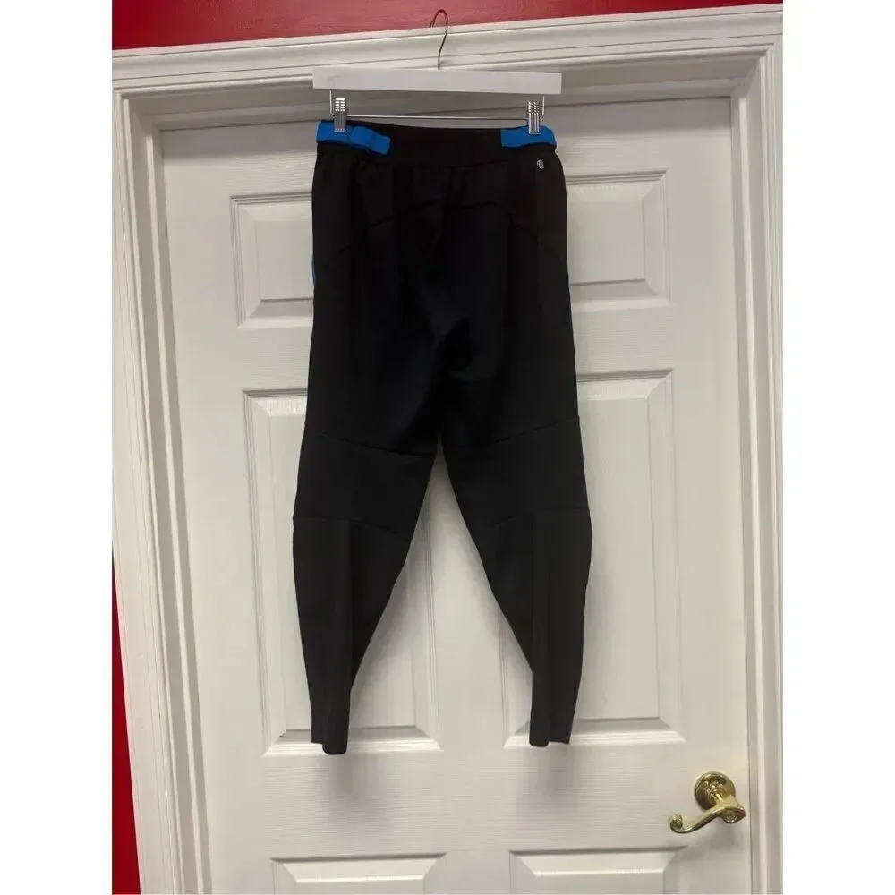 Adidas Men’s Sportswear Fit Training Pants Black & Blue sz S NWOT
